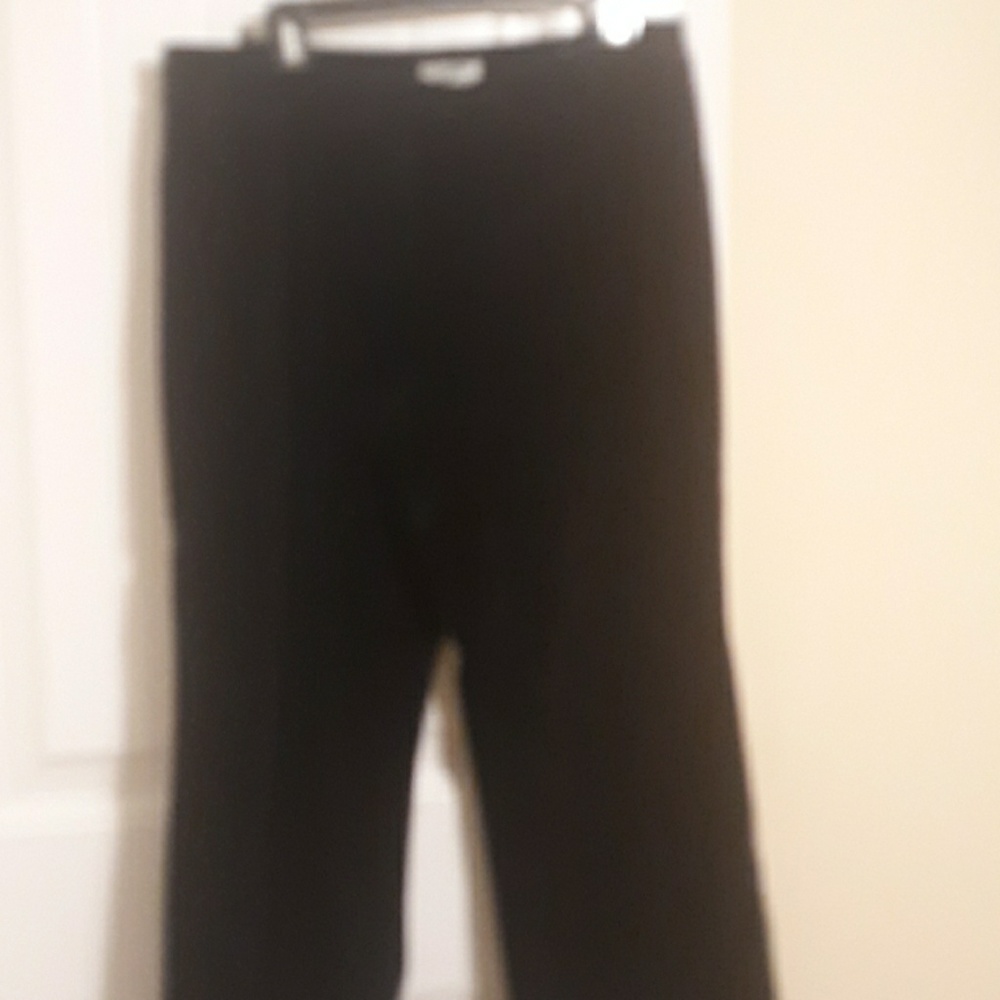 Black velour pants